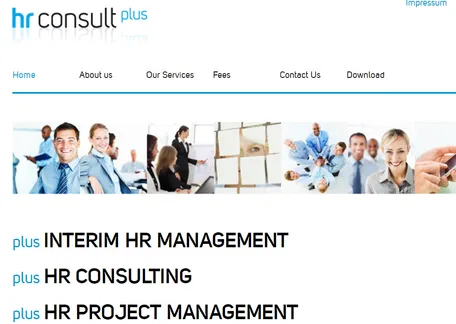 HR ConsultPlus | Desarrollo del sitio