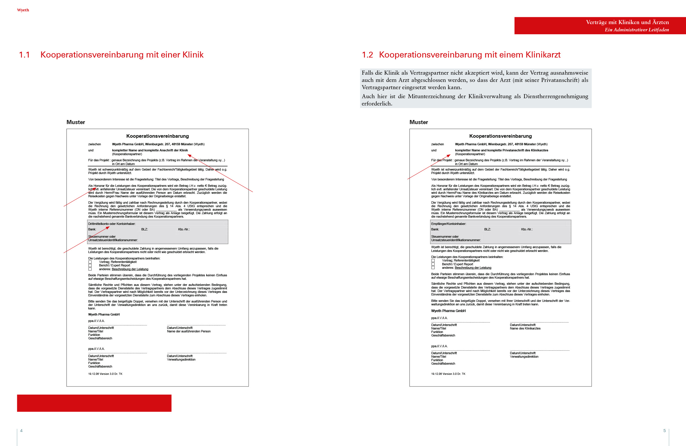 Brochure – Contracts with Clinics and Doctors.