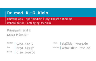 Practice Communication Dr. Klaus-Günter Klein.